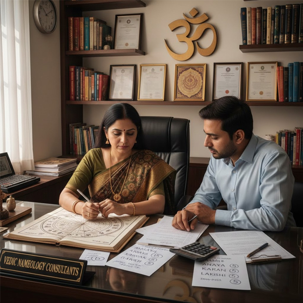 Nameology suggestions (name change to lucky number and based on lucky aksharas/ yogas in a chart)