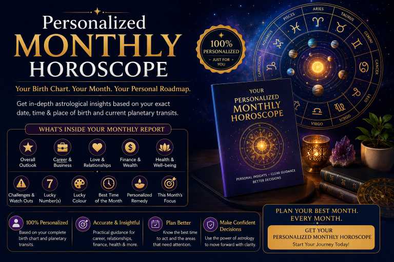 Personalised monthly horoscope