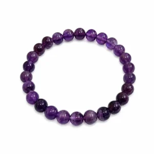 Amethyst Bracelet Gol Dana 8MM