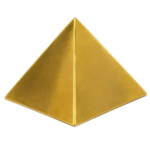 Brass Pyramid Hollow 8X8 inch